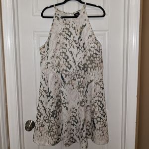 Patterned mini dress